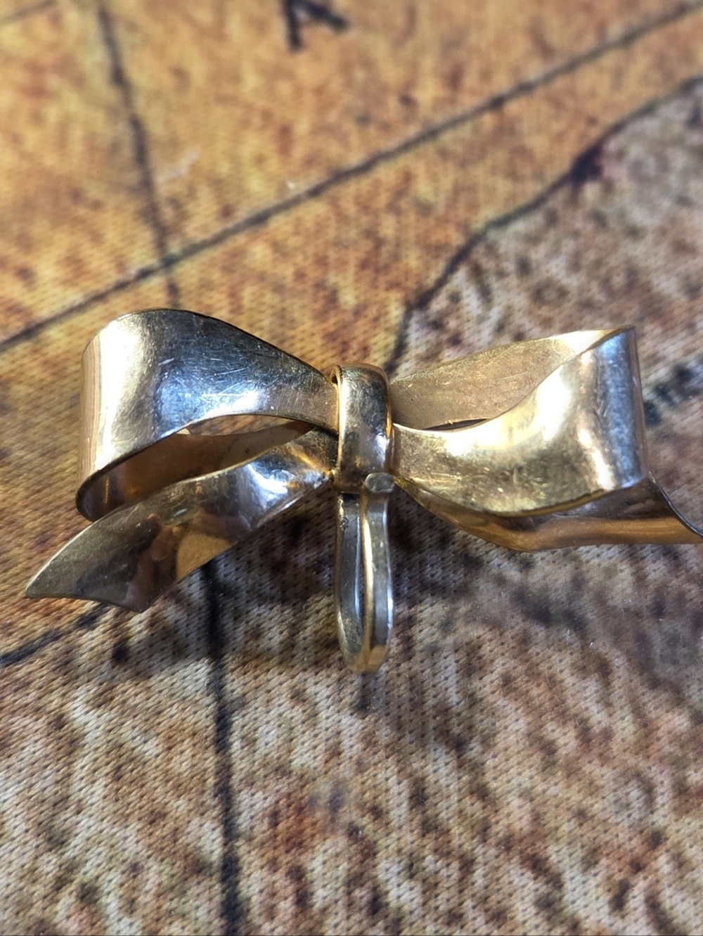 Vintage Carl Art Brooch Pin for pendant 12k Gold.